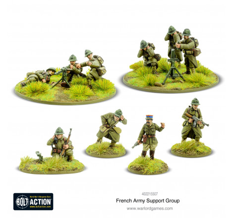 French Army support group bolt action