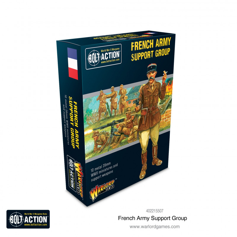 Warlord Games® Bolt Action French Army support group 1:56 référence 402215507