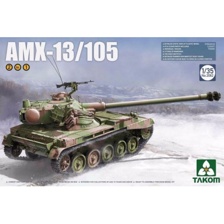 Takom® Maquette militaire char AMX-13/105 1:35