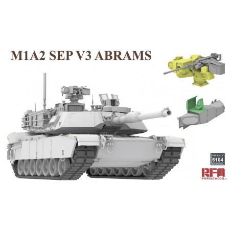 Ryefield Model® Maquette militaire char M1A2 SEP V3 Abrams 1:35