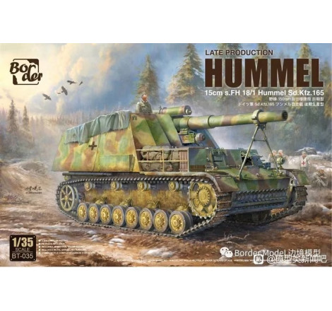 Border® Maquette de char allemand Hummel (laye) 15cm s.FH 18/1 Sd.Kfz.165 1:35 référence BT-035