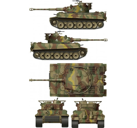 Camouflage char tiger japonais IJA border model bt-023