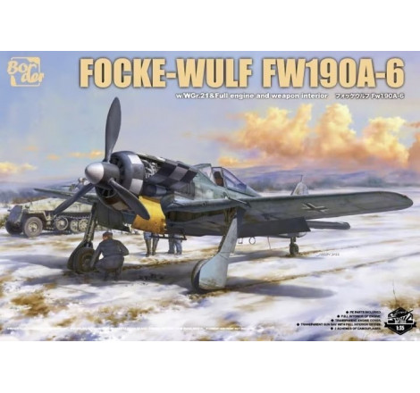 Border® Maquette d'avion Focke-Wulf FW190A-6 1:35 BF-003