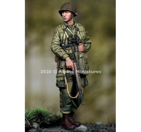 Alpine Miniatures® Figurine de soldat US 101st Airborne officer 1:35 référence 35275
