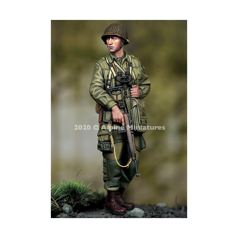 Alpine Miniatures® Figurine de soldat US 101st Airborne officer 1:35 référence 35275