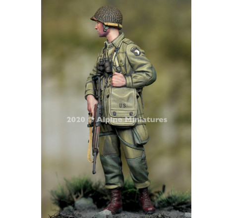 Alpine Miniatures® Figurine de soldat US 101st Airborne officer 1:35