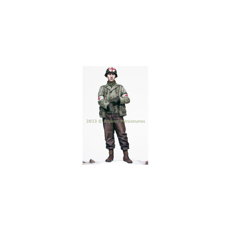 Alpine Miniatures® Figurine US Combat Medic 1:35 référence 35313