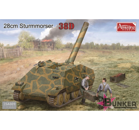 Amusing Hobby® Maquette militaire28 cm Sturmmörser 38(D) 1:35 référence 35A009.