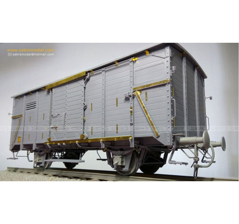 Sabre® Maquette de wagon allemand covered G10 Wagon (6en1) 1:35 référence 35A01