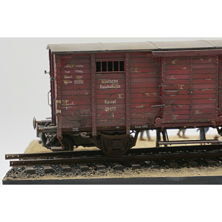 Sabre® Maquette de wagon allemand covered G10 Wagon (6en1) 1:35 référence 35A01