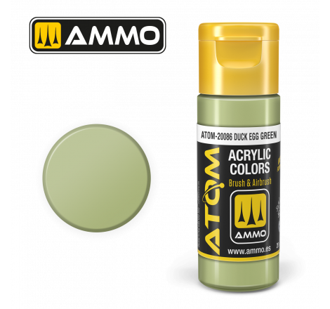 Ammo® Peinture acrylique ATOM Duck Egg Green référence ATOM-20086 - Au Petit Bunker