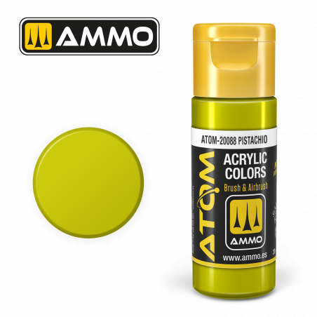 Ammo® Peinture acrylique ATOM Pistachio référence ATOM-20088.