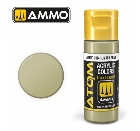 Ammo® Peinture acrylique ATOM IJN Ash Grey référence ATOM-20141.