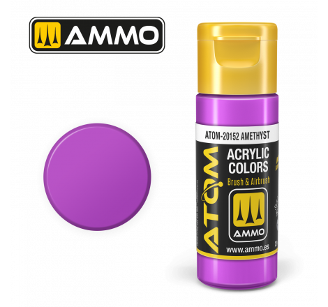 Ammo® Peinture acrylique ATOM Amethyst référence ATOM-20152.
