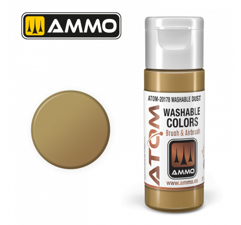 Ammo® Peinture acrylique ATOM Washable Dust référence ATOM-20178.