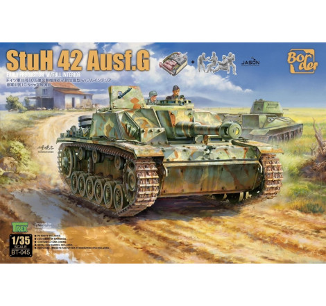 Border® Maquette militaire char Sturmhaubitze 42 Ausf.G early (intérieur) 1:35 référence BT-045