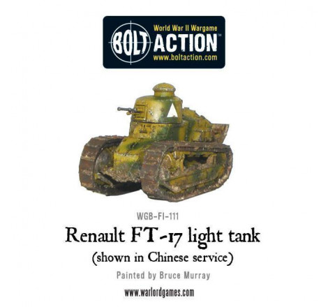 Bolt Action - French - Renault FT-17 Light Tank