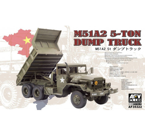 AFV Club® Maquette de véhicule US M51A2 5-ton 6x6 Dump Truck 1:35 référence AFV35322.