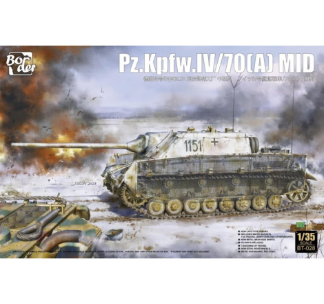 Border® Maquette militaire char Jagdpanzer IV L/70(A) (milieu de production) 1:35 référence BT-028.