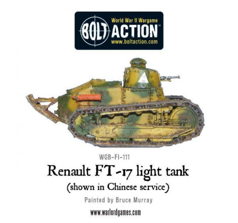 Bolt Action - French - Renault FT-17 Light Tank