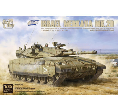 Border® Maquette militaire char Merkava MK.2D Israel + intérieur 1:35 référence BT-037