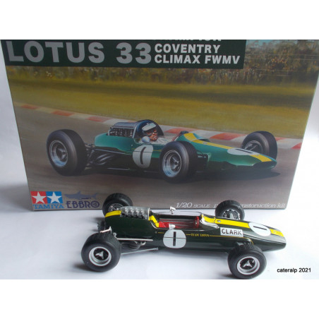 Tamiya® / Ebbro® Maquette voiture 027 Lotus 33 Coventry Climax 1965 1:20