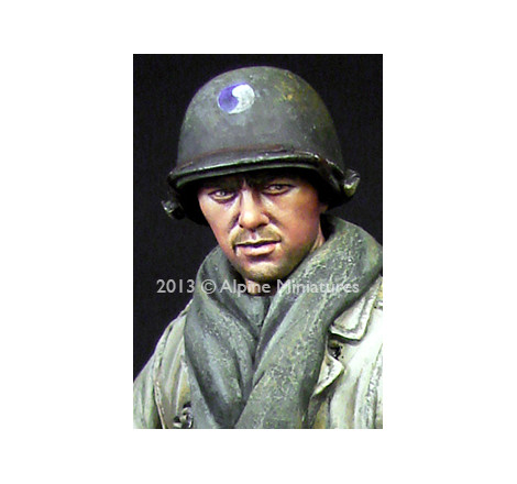 Alpine Miniatures® Set de 4 têtes soldats alliés WW2 1:16 référence H6006