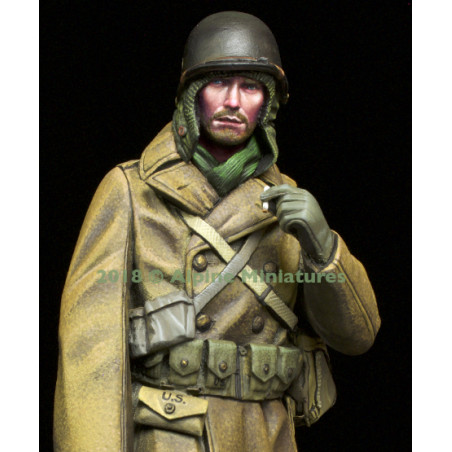 Alpine Miniatures® Figurine militaire soldat US hiver 1944-1945 1:16