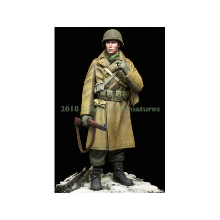 Alpine Miniatures® Figurine militaire soldat US hiver 1944-1945 1:16