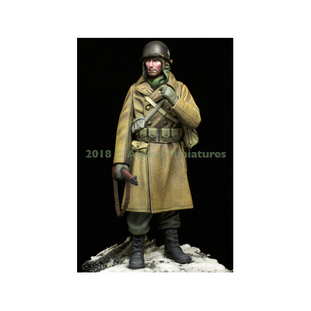 Alpine Miniatures® Figurine militaire soldat US hiver 1944-1945 1:16 référence 16040.