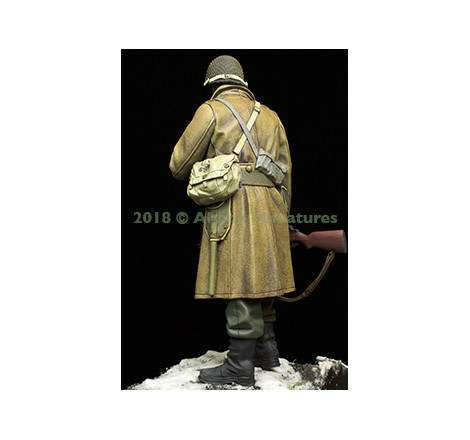 Alpine Miniatures® Figurine militaire soldat US hiver 1944-1945 1:16 référence 16040.