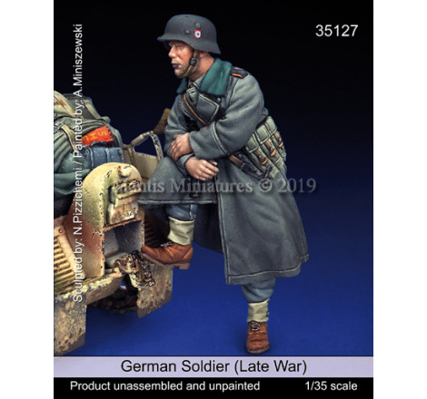 Mantis Miniatures® Figurine soldat allemand (fin de guerre) 1:35 référence 35127.