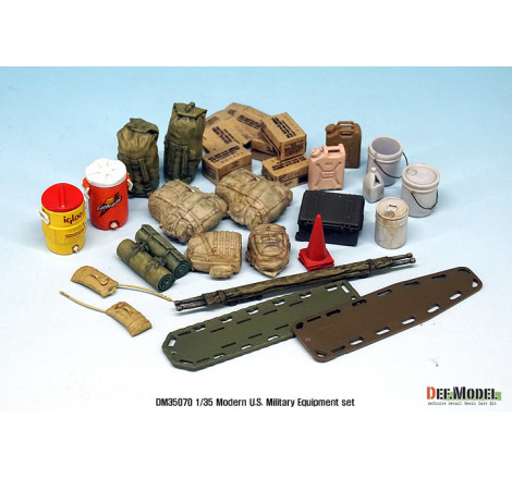 DEF.Model® Set équipement militaire US moderne 1:35 référence DM35070.
