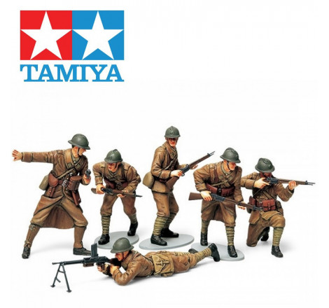 Tamiya® Set de soldats Français seconde guerre mondiale 1:35 référence 35288.