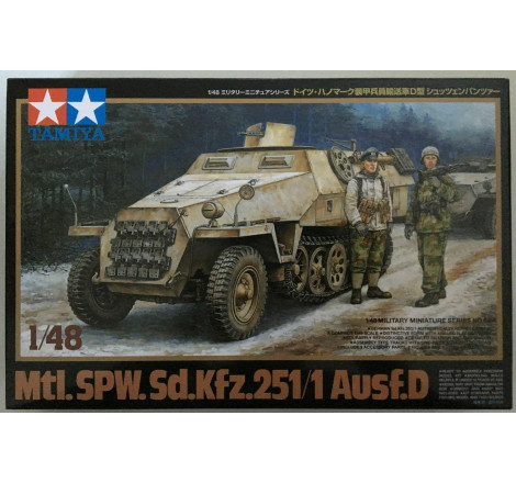 Tamiya® Maquette militaire véhicule blindé  Mtl. SPW. Sd.Kfz.251/1 Ausf.D 1:48 référence 32564.