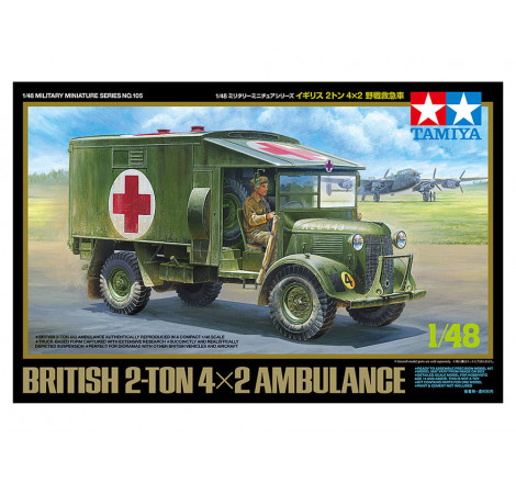 Tamiya® maquette militaire ambulance britannique (seconde guerre mondiale) 1:48 référence 32605.