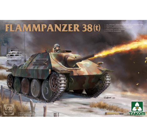 Takom® Maquette militaire char Flammpanzer 38(t) 1:35 référence 2180.