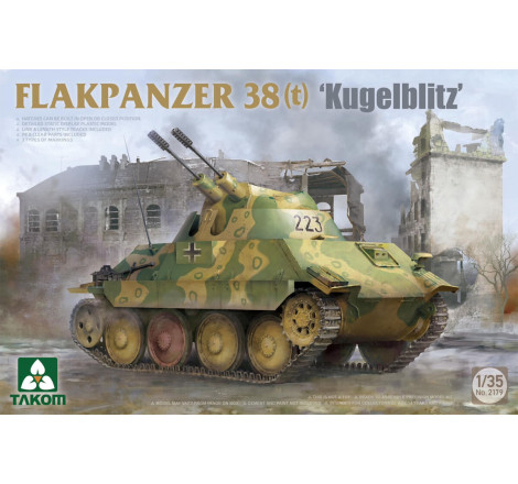 Takom® Maquette militaire Flakpanzer 38(t) "Kugelblitz" 1:35