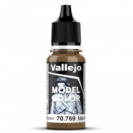 Vallejo® Model Color Peinture acrylique Brun Moutarde référence 70769 mustard brown.