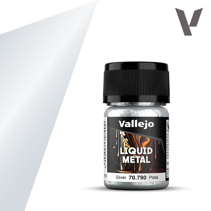 Vallejo® Liquid Metal Argent - Silver référence 70790.