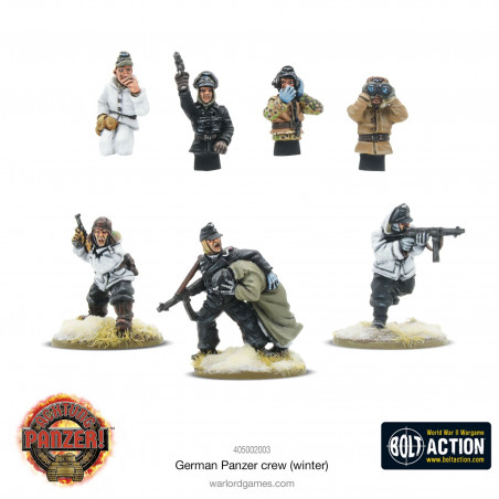 Warlord Games® Bolt Action German Panzer Crew (Winter) 28 mm référence 405002003.