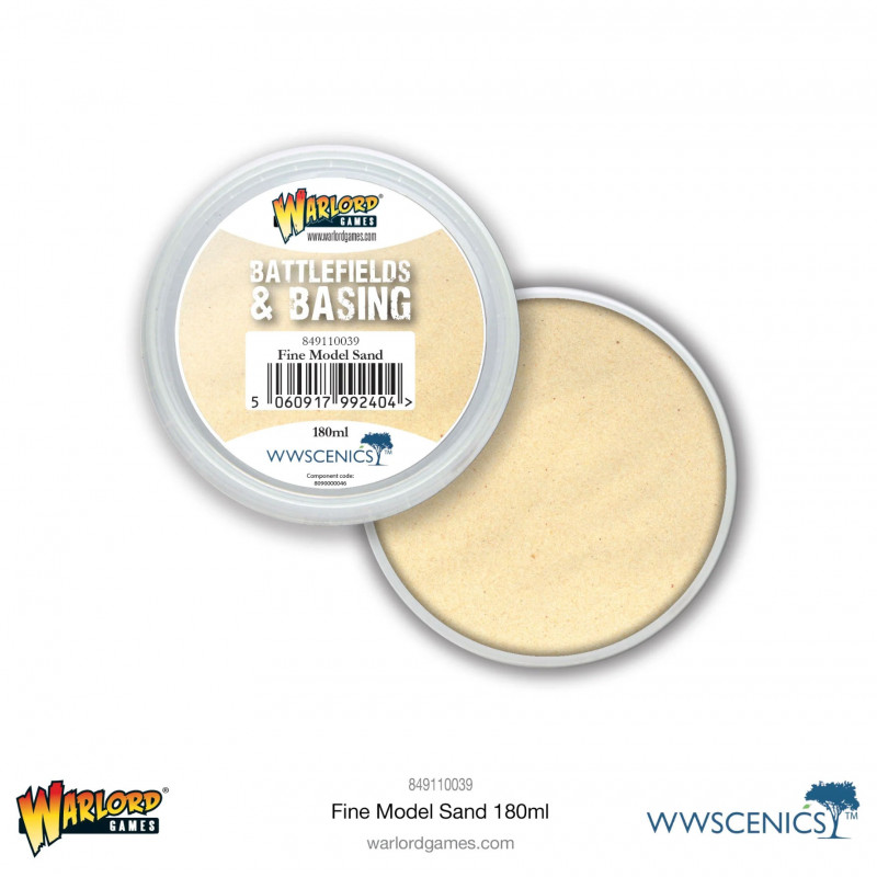 Warlord Games® Battlefields & Basing Fine Model Sand référence 849110039.