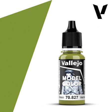 Vallejo® Model Color Peinture acrylique vert citron - lime green référence 70827.