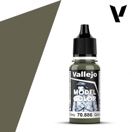 Vallejo® Model Color Peinture acrylique Vert gris - green grey référence 70886.