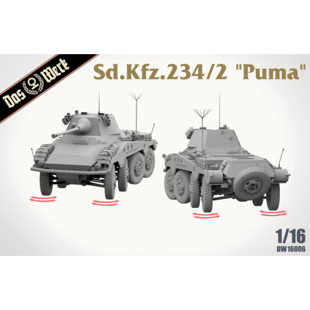 Das Werk® Maquette Sd.Kfz 234/2 Puma 1:16 référence DW16006.