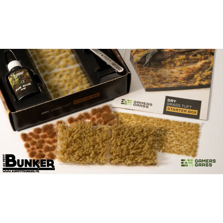 GamersGrass® Starter Box Grass Tuft dry référence GGSB-DRY.
