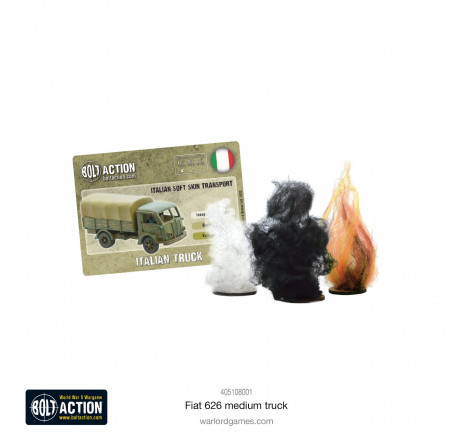 Warlord Games® Bolt Action véhicule Italien Fiat 626 medium truck référence 405108001.