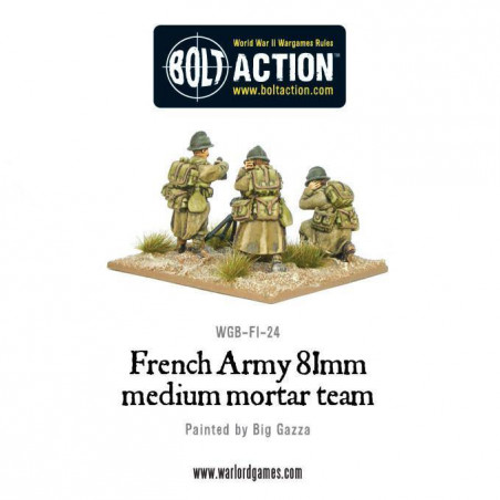Bolt Action - French - 81mm medium mortar team WGB-FI-24