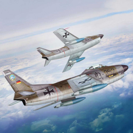 Kitty Hawk® Maquette d'avion North American F-86K "Sabre Dog" 1:32 référence KH32008.