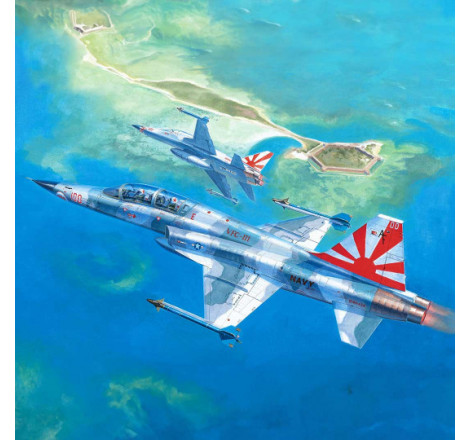 Kitty Hawk® Maquette d'avion Northrop F-5F "TIGER II" (1992) 1:32 référence KH32018.